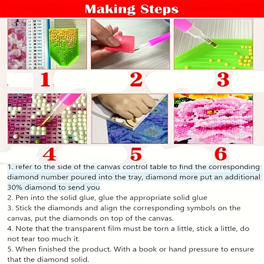 Colorful Coral Reef 5D Diamond Painting Kit — 20×20cm Full Drill Round Acrylic | Underwater Marine Art