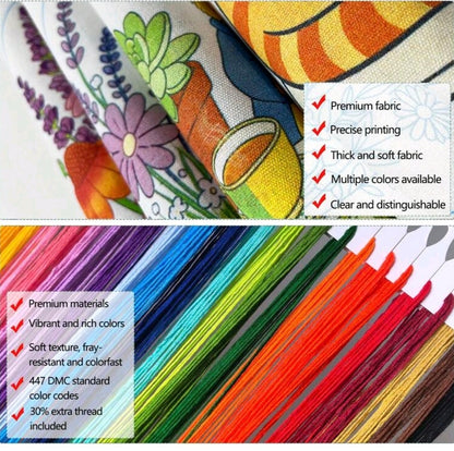 Birds & Blooms Embroidery DIY Kit