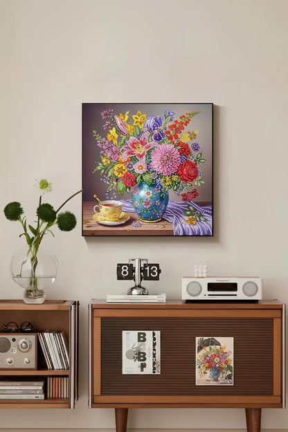Flowers in the Vase Diamond Painting Kit
