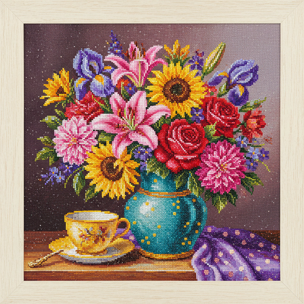 Flowers in the Vase Diamond Painting Kit